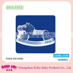 Durable Transparent Silicone Baby Teether Toy Wholesale in China thumbnail-1