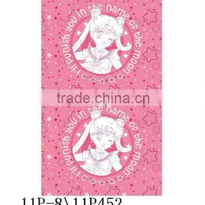 Super Soft the Beautiful Girl Soldier Print Coral Fleece Fabric thumbnail-1