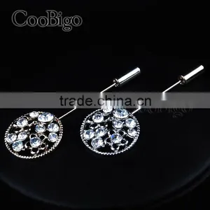 Fashion Jewelry 2 Colors Pin Brooch MC STONE Women Unisex Wedding Party Gift Apparel Dress Jacket Promotion Accessories thumbnail-1