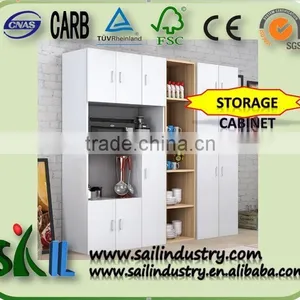New Design Modern Simple Wooden Storage Rack Cabinet thumbnail-1