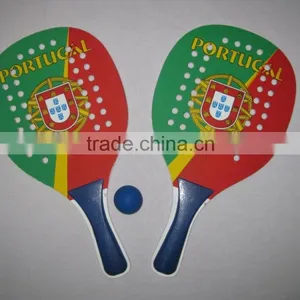 Promotion Wooden Beach Rackets With Holes, Wooden Beach Tennis Rackets thumbnail-1