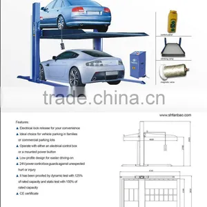 Car Hoist Two Post Hydraulic Car Parking Lift CE Appoved thumbnail-1