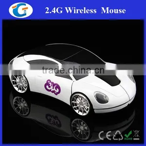 Wireless Custom Logo 2.4Ghz Racing Car Mouse thumbnail-4