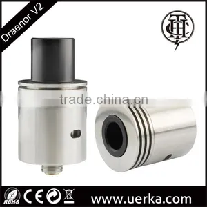 THC Draenor V2 Rda Atomizer, Rebuildable Dripping Atomizer, Dual Coil Atomizer for 18350 18650 Box Mod thumbnail-2