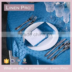 LinenPro Polyester Napkin Embroidered Restaurant Dinner Napkin thumbnail-4