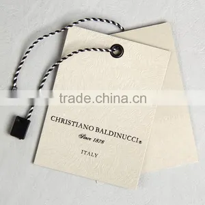 High Quanlity Garment Paper Hangtag for Trouser Jumpsuit thumbnail-4