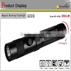 China Manufacrturer High Lumens Magnet Working Flashlight With 1*18650battery thumbnail-3