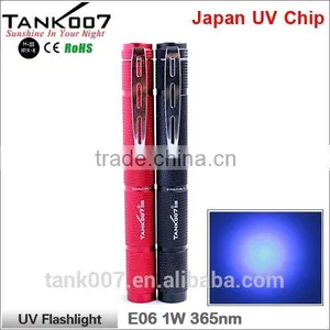 TANK007 Led uv Penlight Forensics UV Pen Torch Medical Blacklight 365nm 1W Mini Pencil Flashlight thumbnail-1