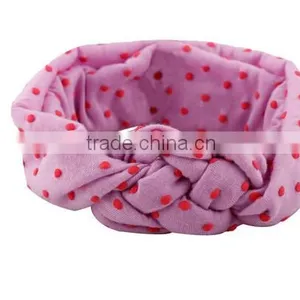 Red Toddler Baby Girls Polka Dot Headband Hair Band Headwear Wrap Accessories thumbnail-5