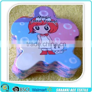 100% Cotton Terry Christmas Compressed Towel Christmas Holiday Compressed Magic Towel thumbnail-2