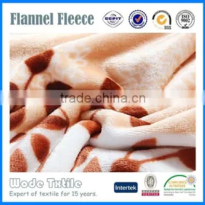China Market Printed Microfiber Flannel for Mink Blanket thumbnail-1