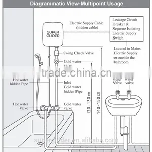 Instant Heater Electric Shower Heater Price thumbnail-2