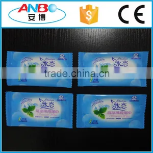 Automatic Horizontal Individual Wet Tissue Folding Packing Machine for Airline thumbnail-2