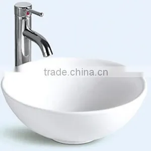 Bathroom Art Basin Round White Ceramic Basin Sanitary Ware Toilet With Basin Cheap Price BasinY826 thumbnail-1