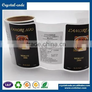 Whlesale Private Label Wine Bottle Metal Custom Shape Wine Neck Adhesive Wine Sticker thumbnail-5