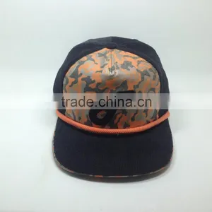 Custom 5 Panel Snapback Caps / High Quality 5 Panel Cap / Flat Brim 5 Panel Cap thumbnail-1