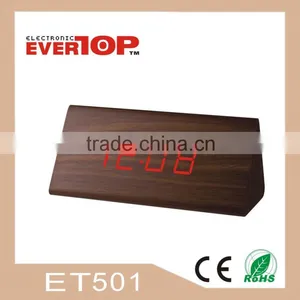 2016 NEW WOODEN LED CLOCK DIGITAL DESK CLOCK ET501 thumbnail-1
