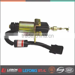 612600180008 24V Fuel Shut off Solenoid Valves for Excavator Engine Parts thumbnail-3