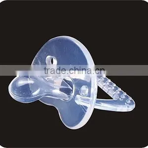 Full Silicone Baby Pacifier Can be With Pacifier Clip thumbnail-4