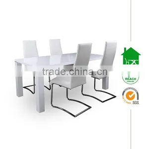 DT-2013 Modern Design MDF High Gloss Dining Set thumbnail-1
