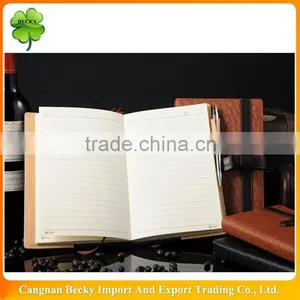 New Colorful Cover Decorative pu Leather Writing Notepad Manufacturer for Office or Student thumbnail-2