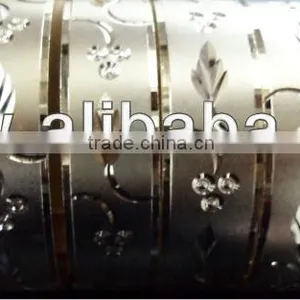 Diamond Cut Gold Plated Bangles thumbnail-1