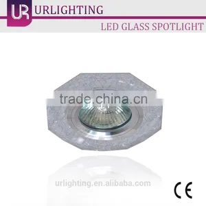 Cracked-ice Glass Led Downlight Ceiling Light thumbnail-6