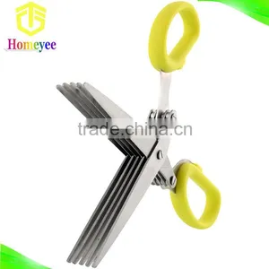 Stainless Steel Multi Blade Shears 5 Blades Herb Scissors thumbnail-3