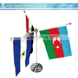 Polyester Desk Pole Metal Table Flag Desk Flag thumbnail-3
