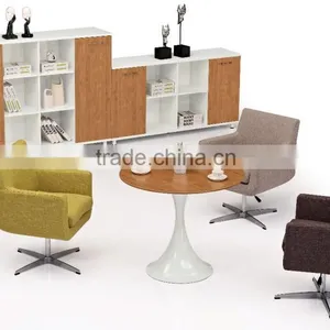 China Manufacturer Best Price Wooden Small Round Office Meeting Table thumbnail-5