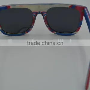 2015 New Arrive Skateboard Wooden Sunglasses Polarized Lens Wooden Sunglasses Frames Wholesale thumbnail-4