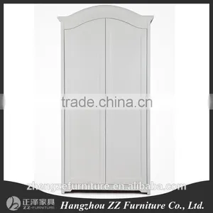 French Provencial White Wooden Wardrobe thumbnail-1
