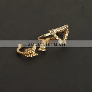 Wholesale New Design Latest Gold Ladies' Finger Ring Designs thumbnail-4