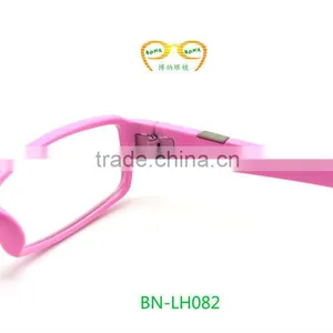 Pink Color Plastic Girls Promotion Reading Sunglasses With Metal Hinge thumbnail-2