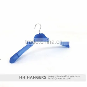 Semitransparent Blue Plastic Suit Clothing Hanger thumbnail-1