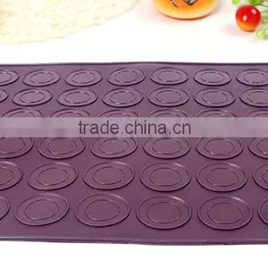 48 Cavity Silicone Pastry Muffin Cake Macaron Oven Baking Mould Sheet Silicone Pastry Mat thumbnail-4