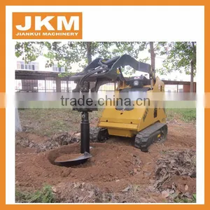 China Mini Skid Steer Loader With Standard Bucket ,trencher and Hammer Attachments for Sale thumbnail-1