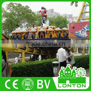 Entertainment UFO Equipment Thrill Track Cars Park Game Rides For Adult thumbnail-3
