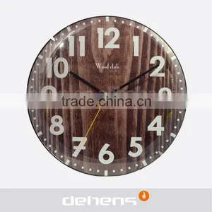 DEHENG Lighter Wood Color Wall Clock thumbnail-2