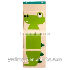 Cartoon Canvas Wall Storage for Kids , Door Hanging Storage Closet Organizer thumbnail-6