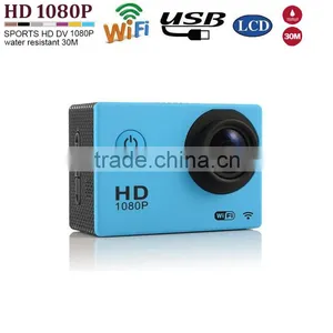 HD 1080P Sport Action Camera DV Car DVR WIFI H.264 170degree Fish Eye Lens 2inch Screen thumbnail-5