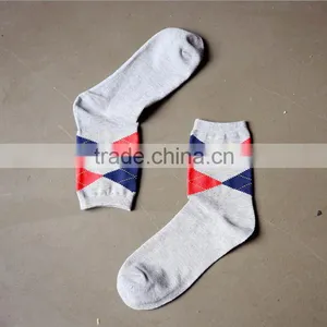 Grid Business Men Socks Wholesale thumbnail-4