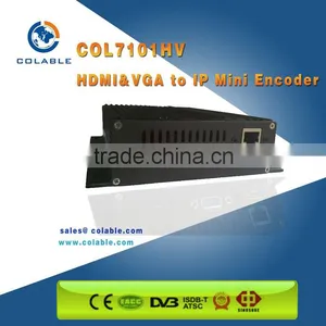 HD MI & VGA & Ypbpr & AV Input Dual Stream of H.264/H.265 Iptv Encoder thumbnail-1