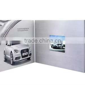 Hot Sale 2.4 Inch Open Hot Sexy Girl Photolcd Business Card Video Brochure for Advertising thumbnail-3