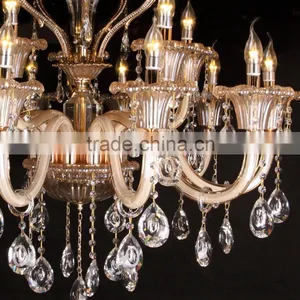 Lobby Flame Cheap Crystal Chandelier thumbnail-6
