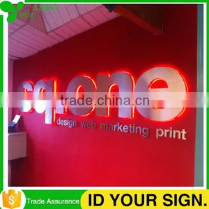Eye Catching Frontlit Stainless Steel 3D Business Led Signs With Well Custom Design thumbnail-1