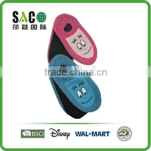 Face Pattern Colourful Acrylic Home Shoes With Leatherette Sole thumbnail-1