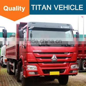 Sino Truck 12 Wheels Howo 380HP 8X4 60 Ton Hyva Tipper Dump Truck for Sale thumbnail-5