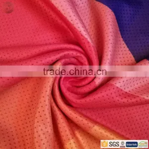 100% Polyester Elastic Printed Mesh Fabric For Clothing thumbnail-3