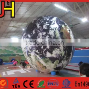 5m Hanging Inflatable Earth Globe With Satellite Imagery thumbnail-1